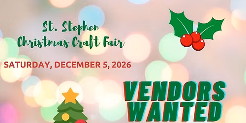 St Stephen Annual Craft Fair