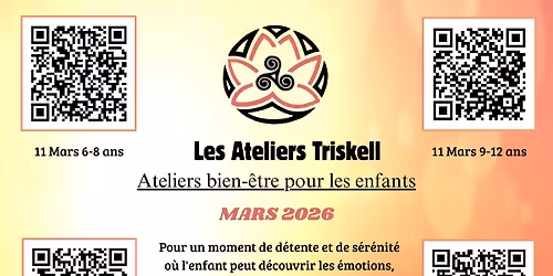 Ateliers bien-\u00eatre pour enfants 6\/8 ans et 9\/12 ans du mois de mars