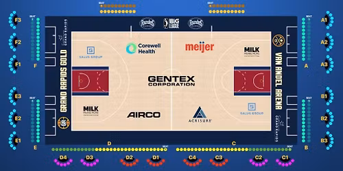 Iowa Wolves at Grand Rapids Gold at Van Andel Arena