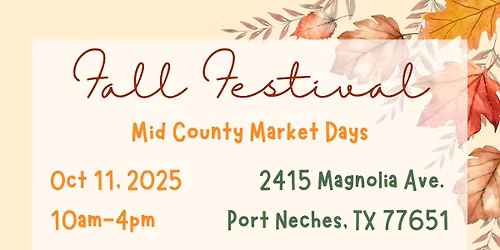 Mid County Market Days Fall Festival 
