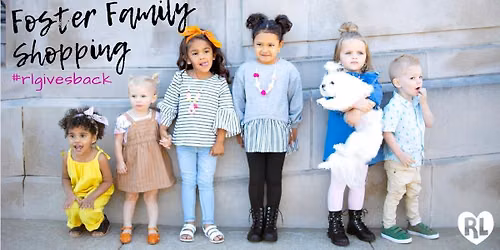 FREE Foster Family Shopping Event 