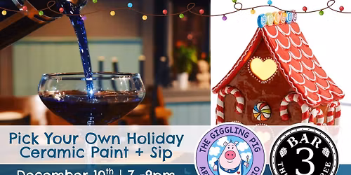 Pick Your Own Holiday Ceramic P+S at Bar 3 Thirty Three