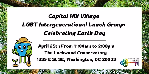 LGBT Intergenerational Lunch Group: Celebrating Earth Day