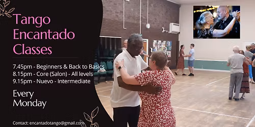 Tango Encantado (Argentine Tango) weekly classes