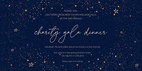 SCKC ADELAIDE HILLS 2ND ANNUAL CHARITY GALA DINNER