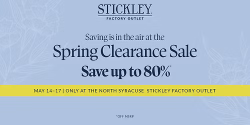 Spring Clearance Sale