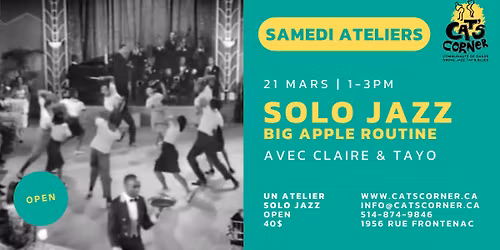 Atelier SOLO JAZZ - Big Apple