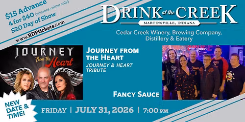 Journey from The Heart (Journey & Heart Tribute) & Fancy Sauce 