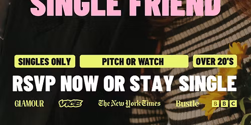 Friday | Pitch Your Single Friend [20-45]  | Boodle Beasley | Hobart 
