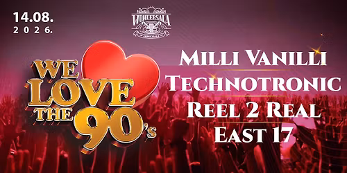 We Love The 90's | Wondersala | 14.08.2026