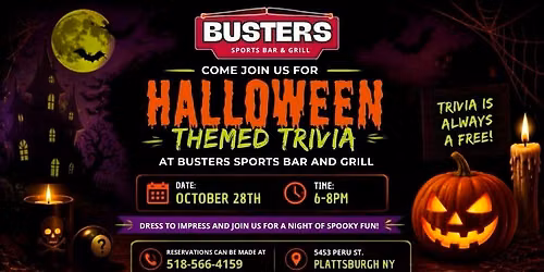 Halloween Themed Trivia at Busters
