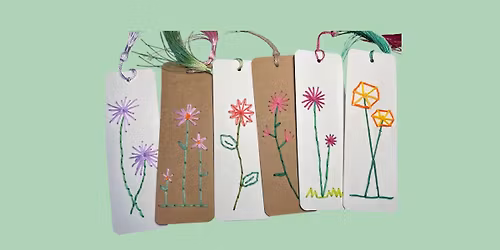 Embroidered Bookmark Crafternoon @ The Understory