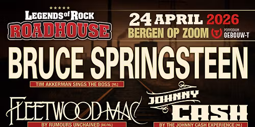 Legends of Rock ROADHOUSE - American Roots Edition | Poppodium Gebouw-T in Bergen op Zoom