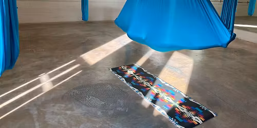 Aerial Serenity: Restorative Aerial Yoga with Brass Bowls & Meditation