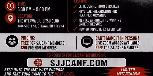 SJJCANF Elite Competition Workshop with Breno Damiere