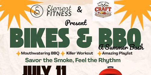 Bikes & BBQ, a Summer Bash with Craft Pit BBQ