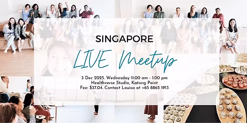 Connected Women Singapore LIVE Meetup - 3 December 2025