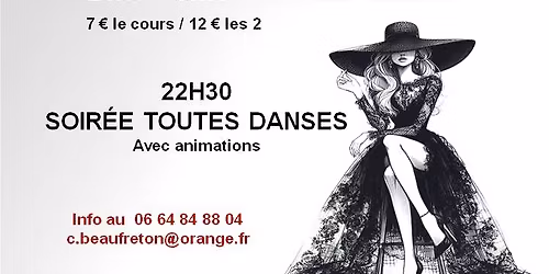 Stages de Rock, Chacha et soir\u00e9e avec Christine Ellevi'Danse