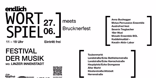 \ud83c\udfb6WORTSPIEL meets Brucknerfest \u2728