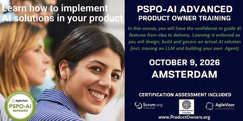 Product Owner - AI Advanced (PSPO-AIA) | A Scrum.org Certified Training.