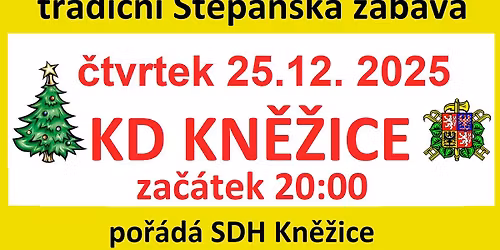 Tradi\u010dn\u00ed \u0160t\u011bp\u00e1nsk\u00e1 z\u00e1bava se skupinou JARDA BAND v Kn\u011b\u017eic\u00edch