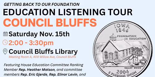 Education Listening Session in Council Bluffs