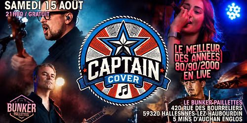 \ud83c\udfb8 CAPTAIN COVERS \u2728 MEDLEY 80\/90\/2000 LIVE \ud83c\udfb8 GRATUIT