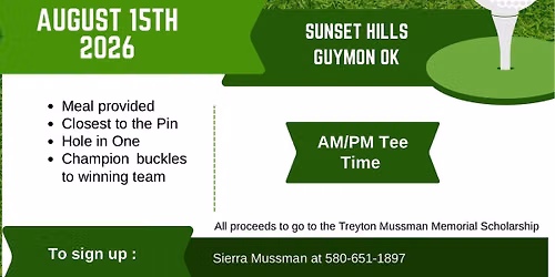 Treyton Mussman Memorial Golf Tournament
