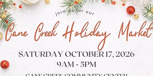 Cane Creek Holiday Market