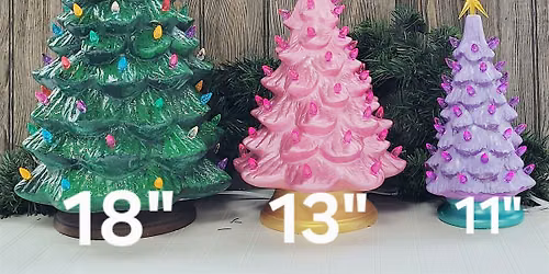 Garden City Vintage Style Ceramic Trees @ Straight Farmhouse Museum