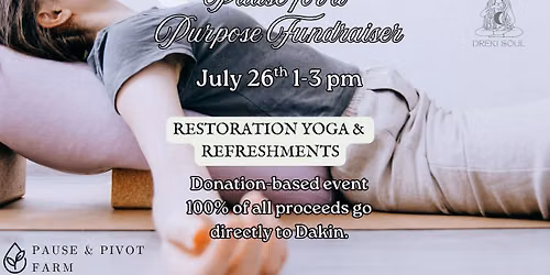 Pause for a Purpose Fundraiser