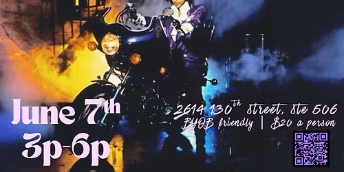 Purple Rain Paint n\u2019 Sip \u2614\ufe0f\ud83d\udda4