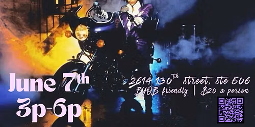 Purple Rain Paint n\u2019 Sip \u2614\ufe0f\ud83d\udda4