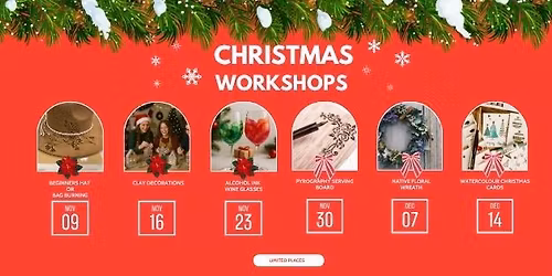 Christmas Workshop Floral Wreath 