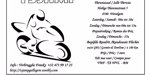 Brugse motards gaan naar 34ste zomertreffen van  't Sjamp