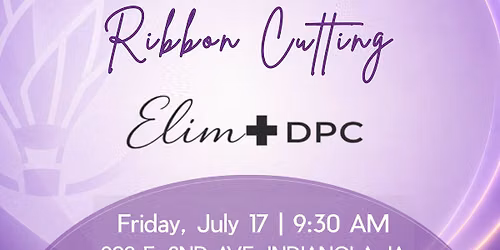 Ribbon Cutting for Elim DPC