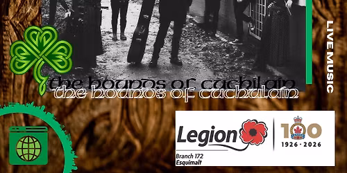 St. Patrick's Day Party - Live Music by the Hounds of Cuchulain