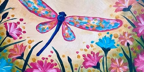 \ud83c\udfa8\ud83d\udd6f\ufe0f Paint and Sip: Dragonfly Meadows \ud83d\udc09\ud83c\udf3f\u2728