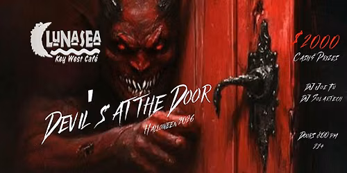 "Devil's at the Door", LunaSea Halloween 2026,  Discounted PreSale Tickets