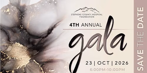 Stephens County Hospital Foundation Gala