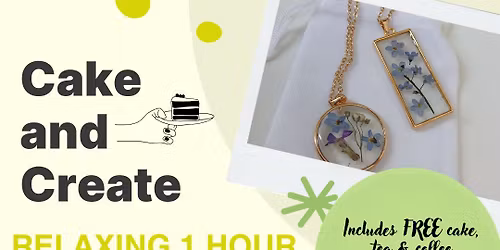Relaxing Craft 1 Hour Creative - Create your own seasonal flower pendant necklace