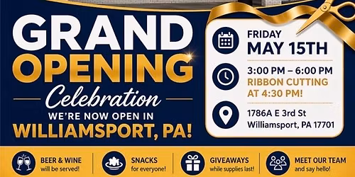 Williamsport Grand Opening Celebration
