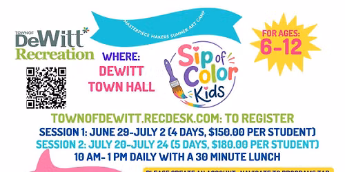 Masterpiece Makers Art Camp