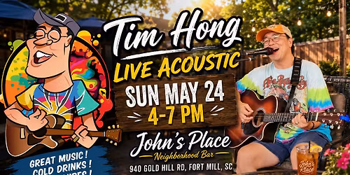 5\/24 - Tim Hong Acoustic Live - John's Place Neighborhood Bar 