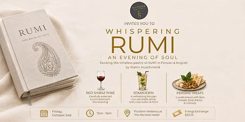 WHISPERING RUMI | An Evening of Soul
