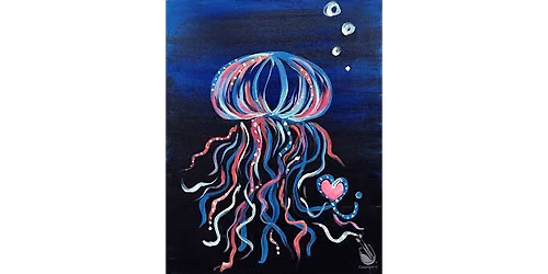 Neon Jellyfish Glow - Paint and Sip in San Antonio | Classpop!\u2122