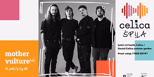Celica \u0161pila 2026: Mother Vulture (VB) + support