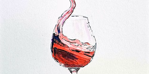 Watercolour Paint and Wine Night in Wellington - It's Wine Time