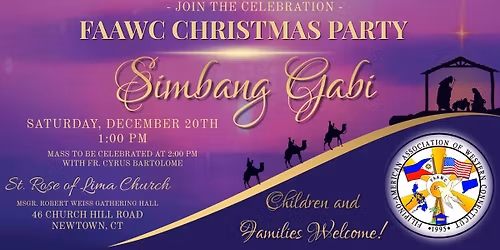 FAAWC Christmas Party Simbang Gabi