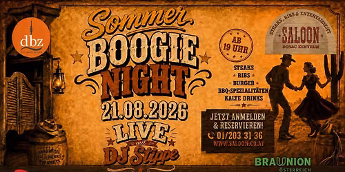 Sommer Boggie Night I Saloon I Westfield Donau Zentrum